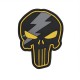 Naszywka 3D Punisher Thunder Yellow