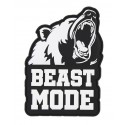 Naszywka 3D Beast Mode Black