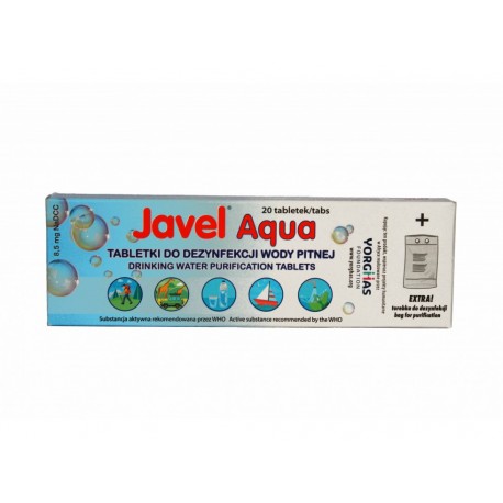 Tabletki Javel Aquatab do uzdatniania wody