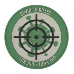 Naszywka 3D Covid-19 Killer - one shot one kill