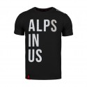 Koszulka T-shirt Alpinus Alps In Us czarna