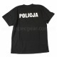 T-shirt czarny Altex Fashion Policja damski