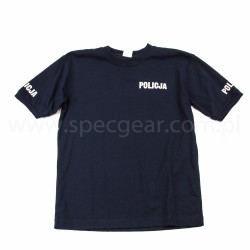 T-shirt granatowy Altex Fashion Policja damski
