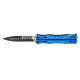 Nóż Motylek Albainox Blue Black 02101