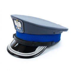 Czapka gabardynowa Policja Sylmiet starszy oficer