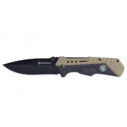 Nóż Smith&Wesson Drop Point Assisted Opening Czarny/FDE 1084302